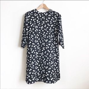 & Other Stories Polka Dot Shift Dress - US 4